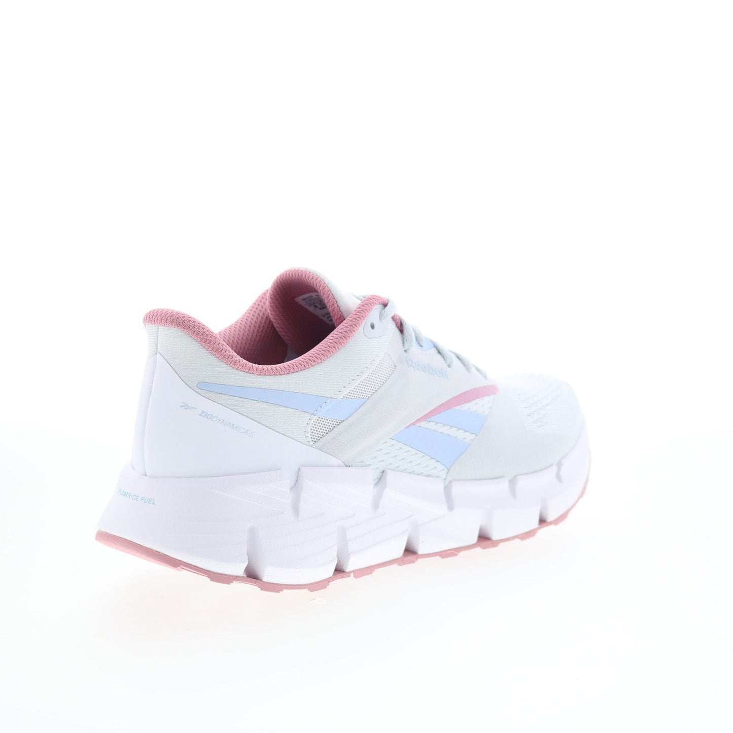 Reebok Zig Dynamica 5 Womens Gray Synthetic Lace Up Athletic Running Shoes