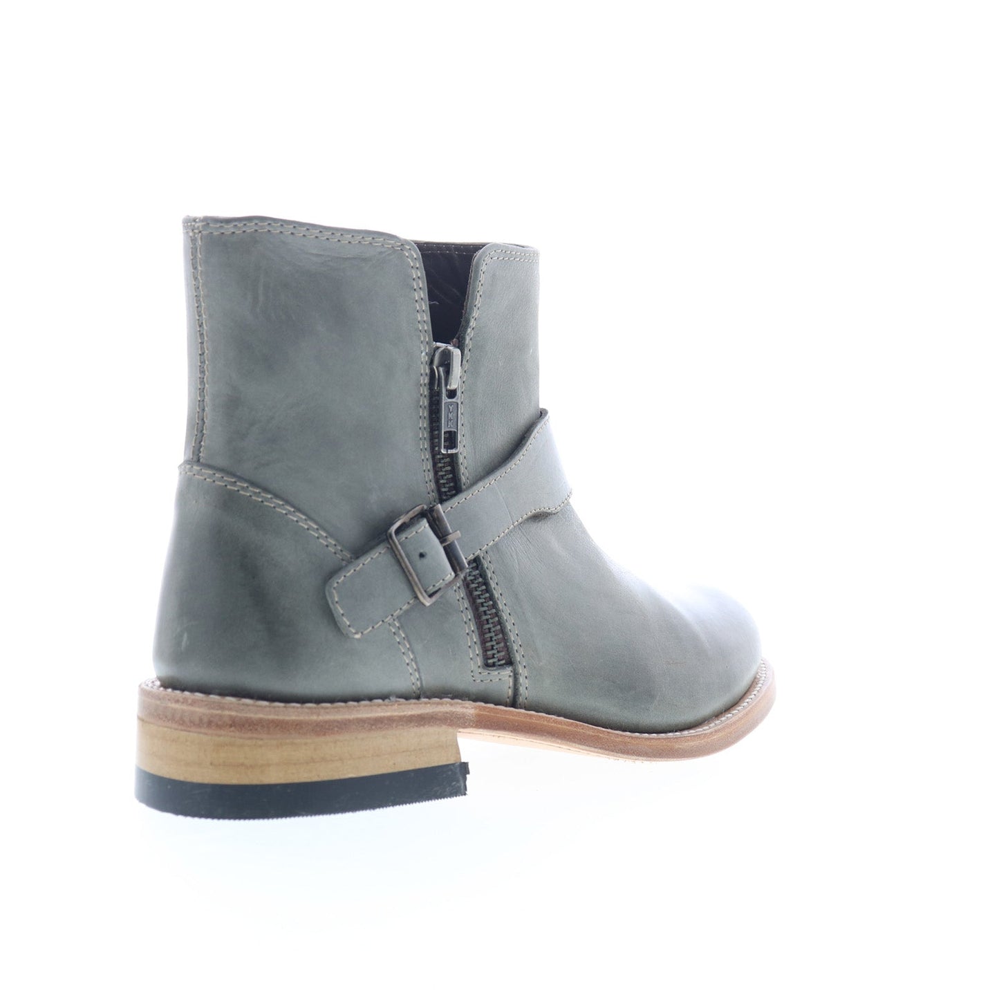 Jama Old West Leather Upper 18163 Womens Green Cowboy Western Boots