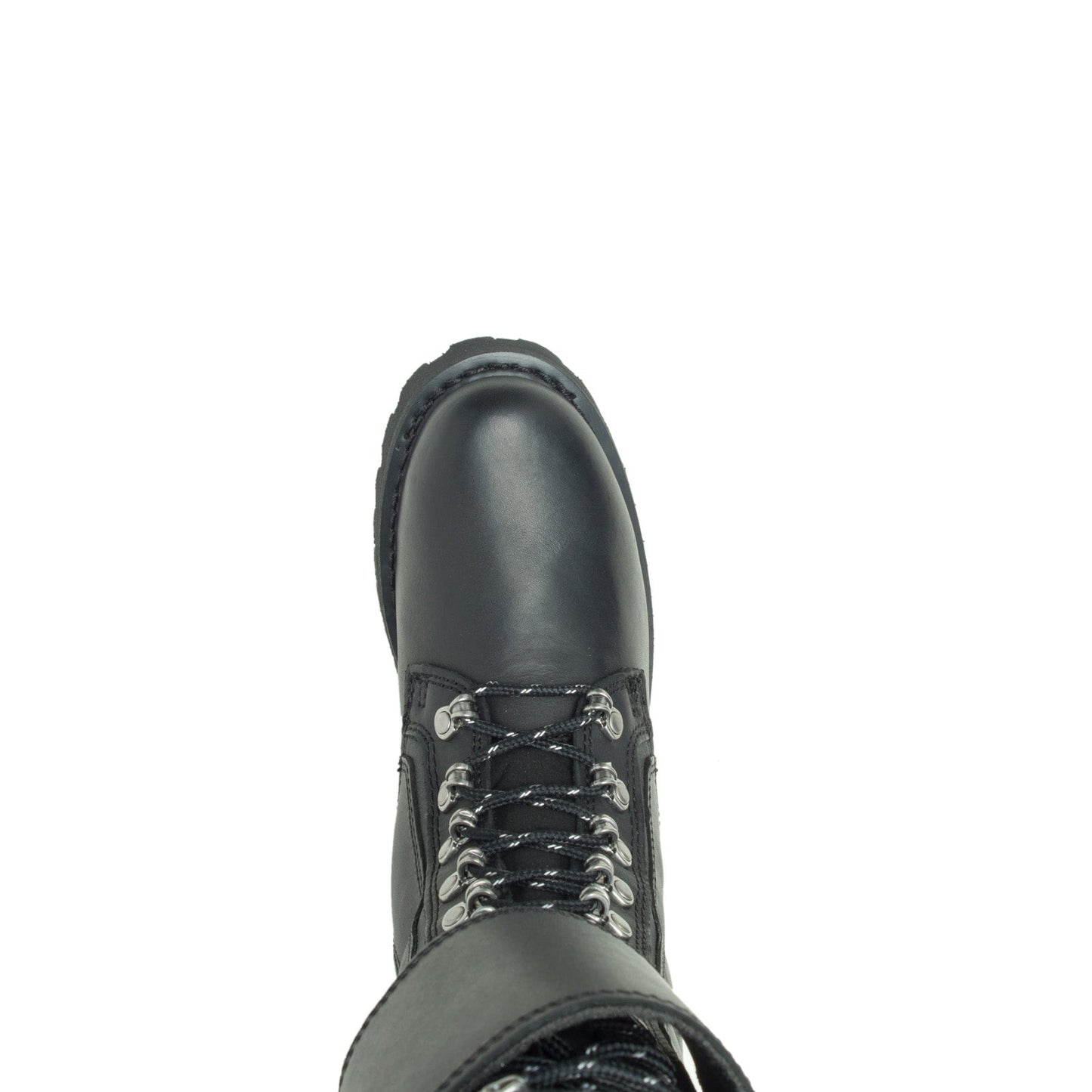Harley-Davidson Grimes 12" Lace D87205 Womens Black Leather Motorcycle Boots