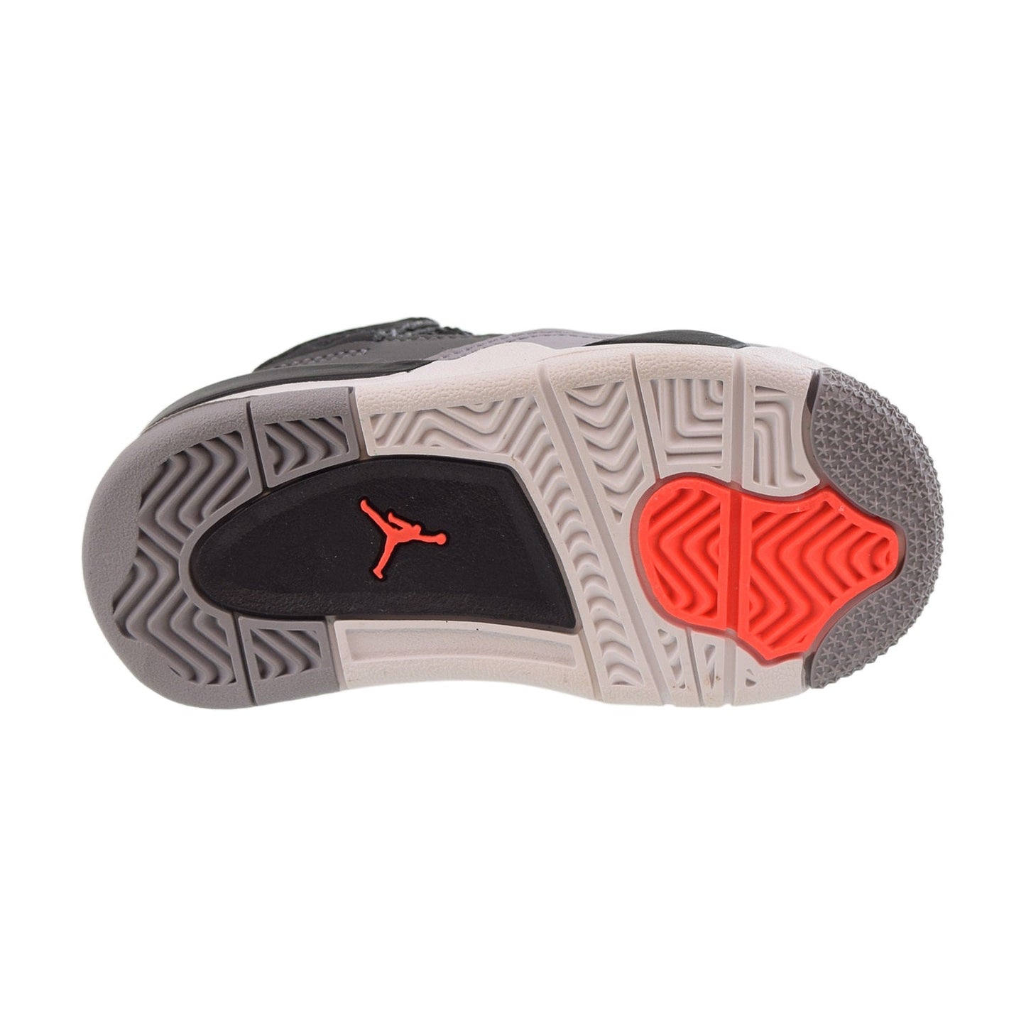 Jordan Retro 4 Infrared (TD) Toddlers Shoes Dark Grey-Infrared 23-Black