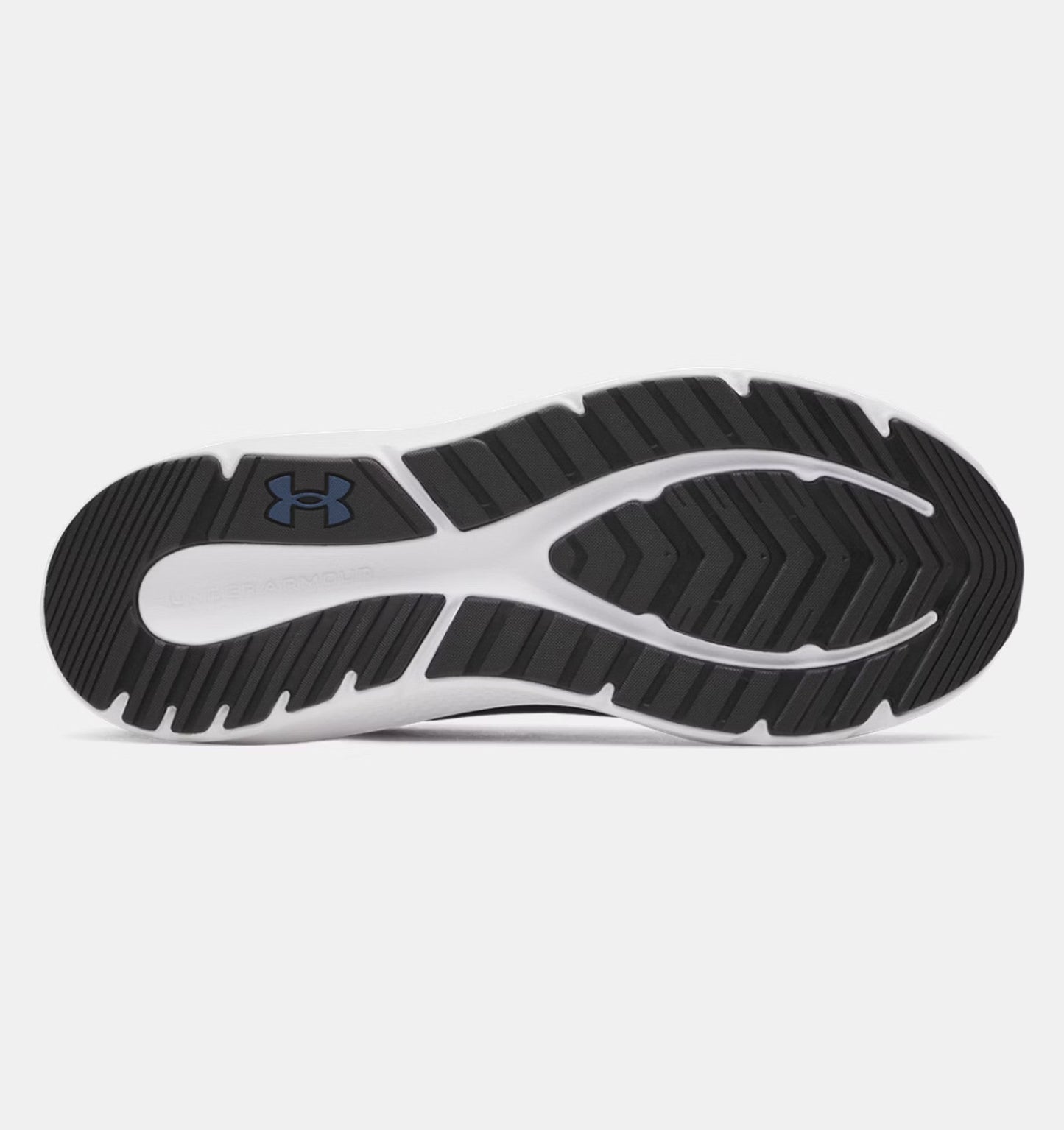 Under Armour Men's Big Logo Charged Pursuit 4 Shoe Black/Blue/Anthracite
