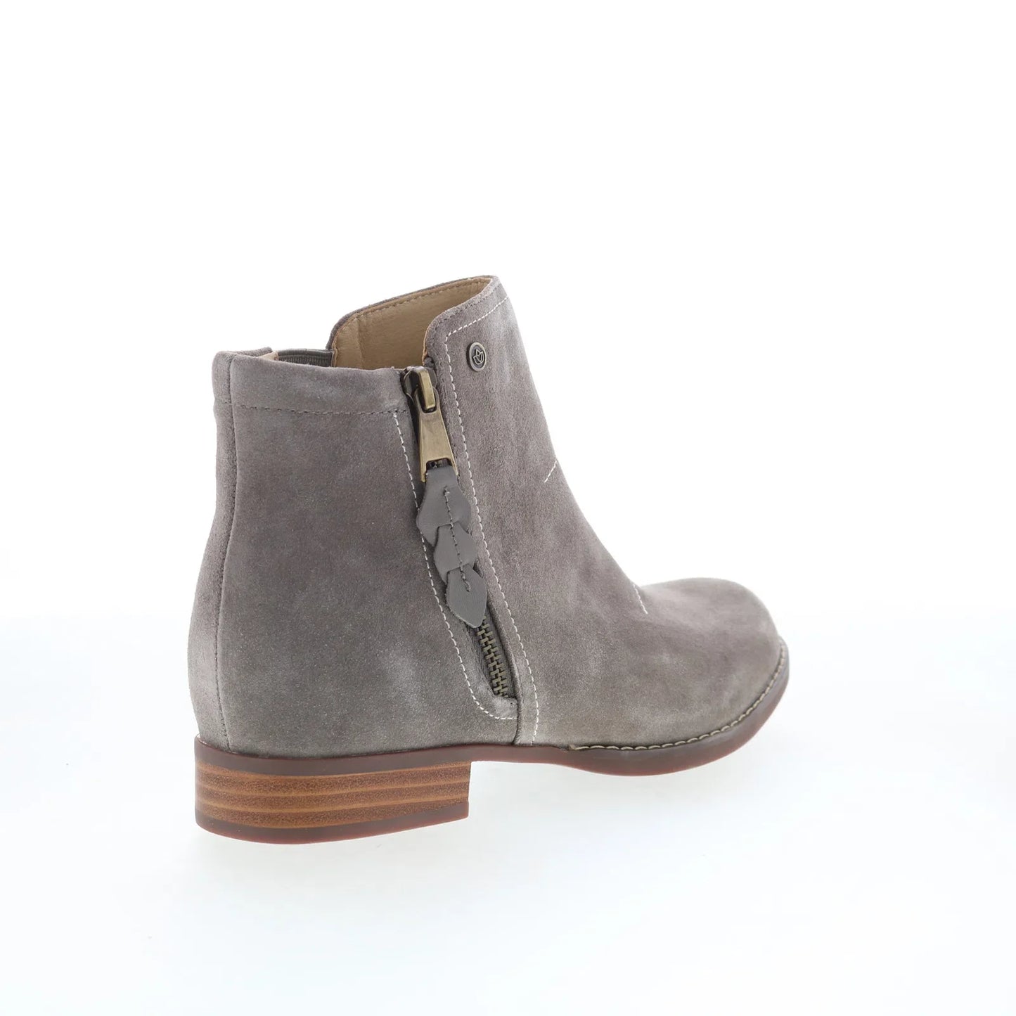 Spenco Ivy Boot Dove SP1043DOV Womens Gray Suede Ankle & Booties Boots
