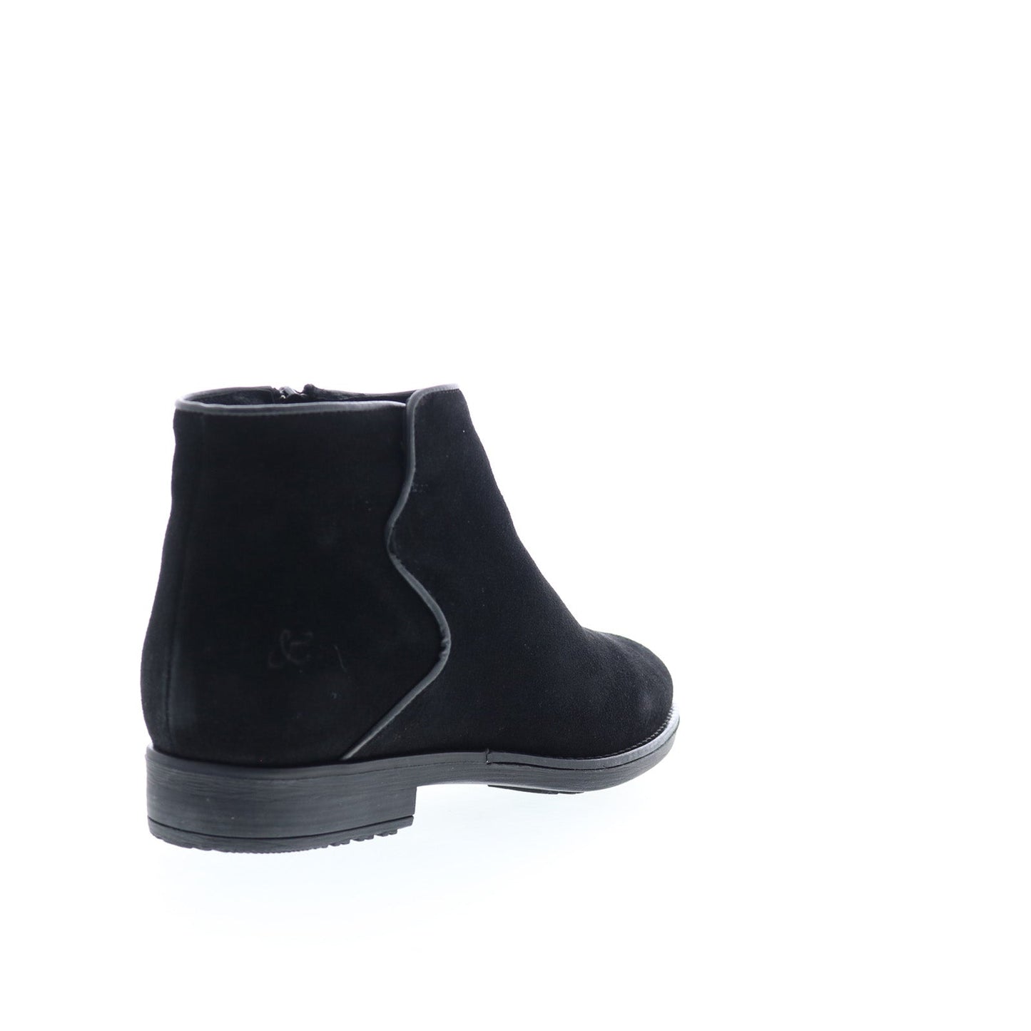 Bos. & Co. Rural Womens Black Suede Zipper Ankle & Booties Boots
