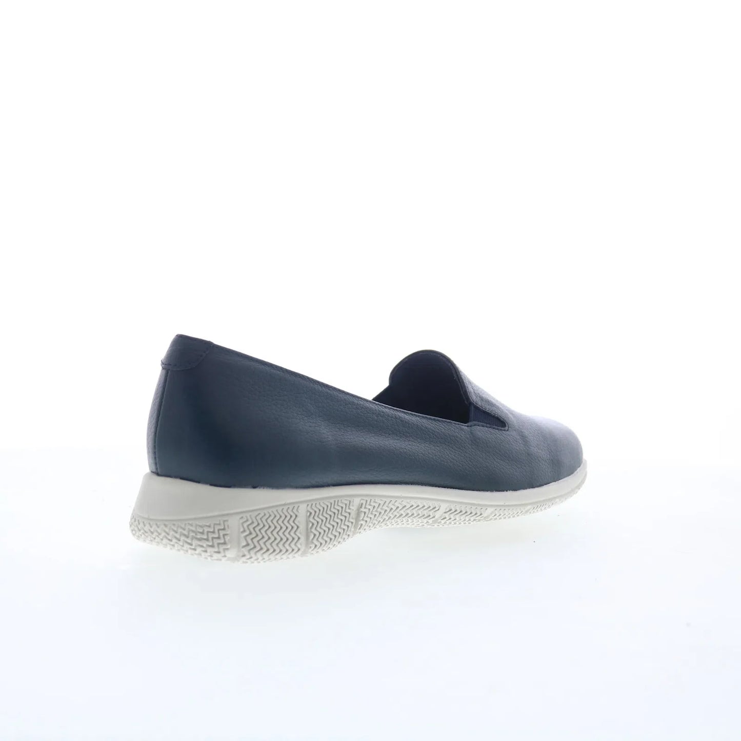 Trotters Universal T2110-400 Womens Blue Leather Slip On Loafer Flats Shoes