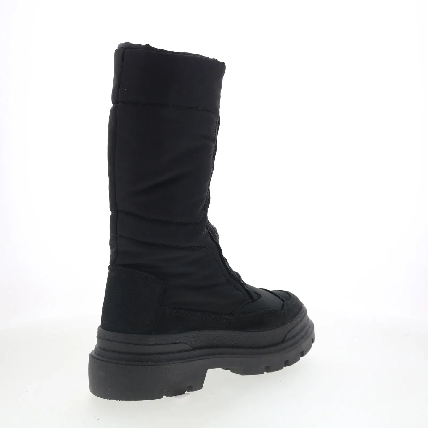 Pajar Vania High PDPAB00835.01 Womens Black Canvas Lace Up Mid Calf Boots