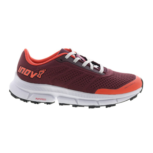 Inov-8 TrailFly Ultra G 280 Womens Burgundy Canvas Athletic Hiking Shoes