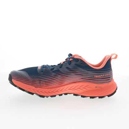 Inov-8 TrailFly Speed 001151-NYCO Womens Blue Wide Athletic Hiking Shoes