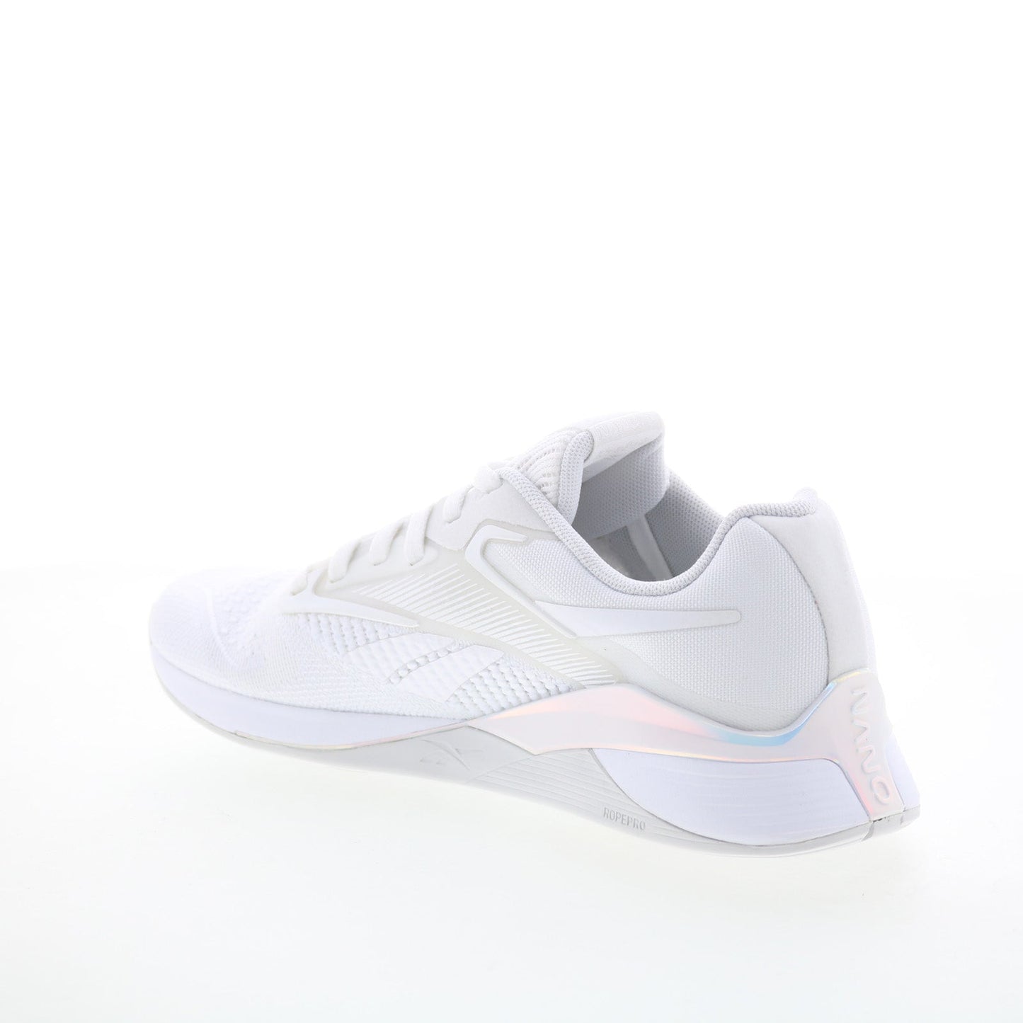Reebok Nano X4 Womens White Mesh Lace Up Athletic Cross Training Shoes