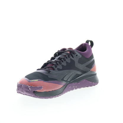 Reebok Nano X4 Adventure Womens Black Mesh Athletic Cross Training Shoes
