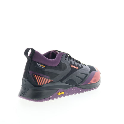 Reebok Nano X4 Adventure Womens Black Mesh Athletic Cross Training Shoes