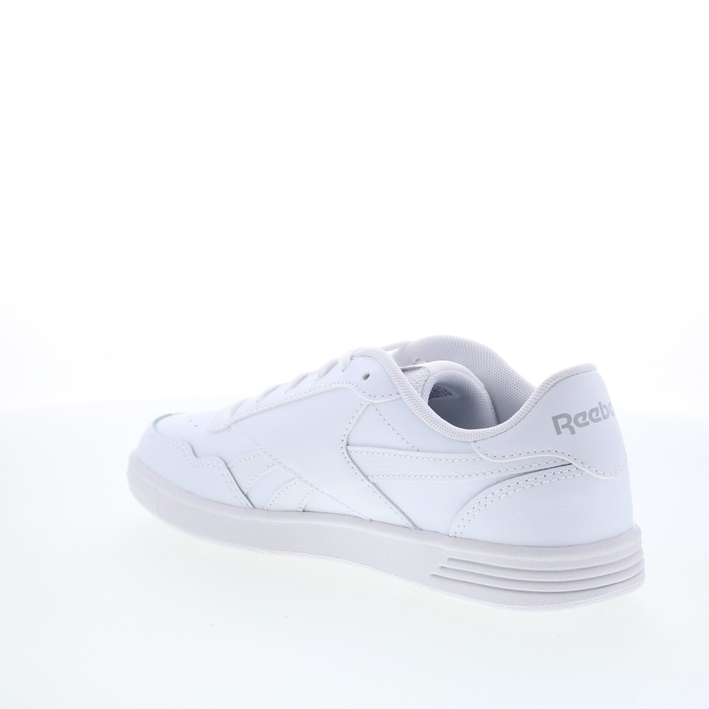 Reebok Court Advance Womens White Leather Lace Up Lifestyle Sneakers Shoes
