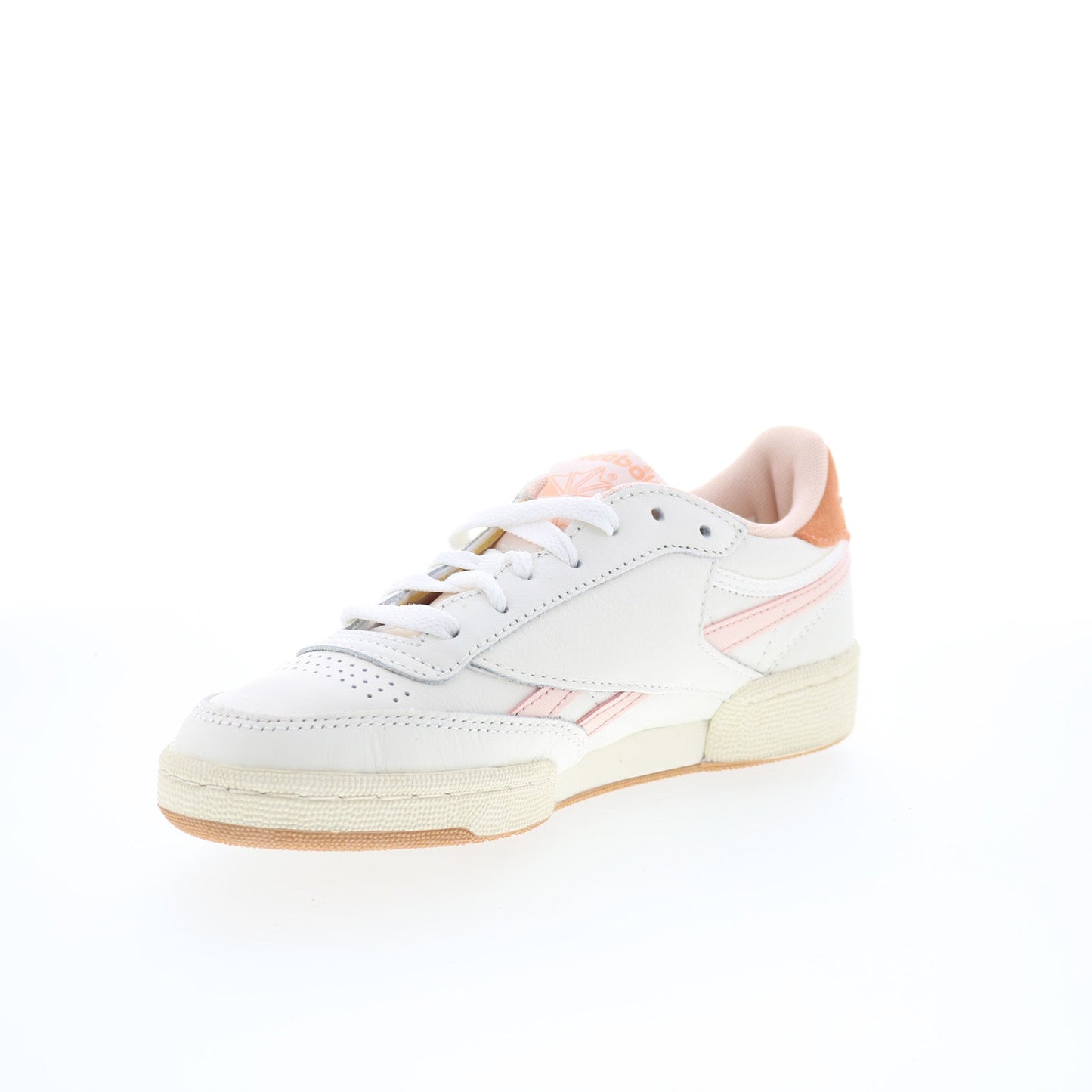 Reebok Club C Revenge Vintage Womens White Leather Lifestyle Sneakers Shoes