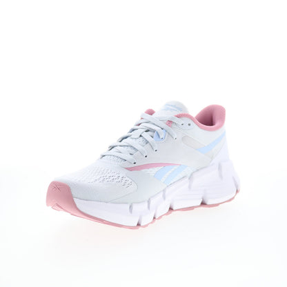 Reebok Zig Dynamica 5 Womens Gray Synthetic Lace Up Athletic Running Shoes