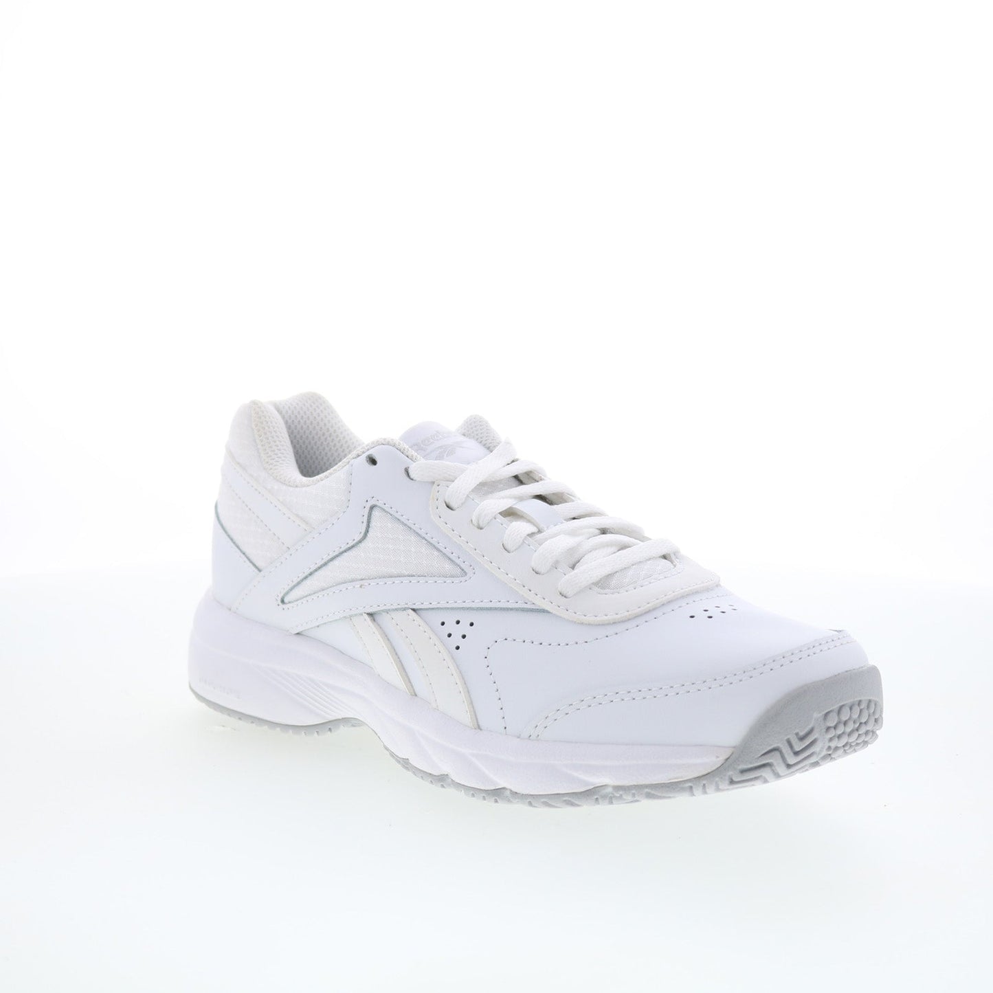 Reebok Work N Cushion 4.0 Womens White Leather Lace Up Work & Safety Shoes