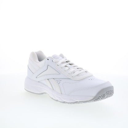 Reebok Work N Cushion 4.0 Womens White Leather Lace Up Work & Safety Shoes