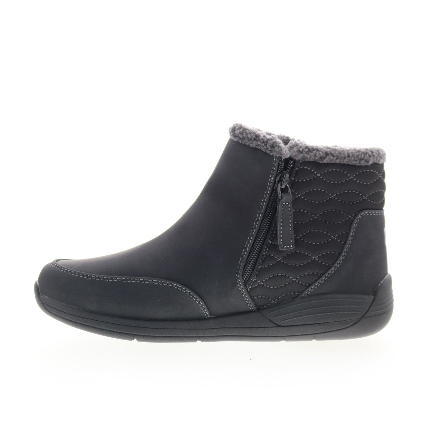 Drew Tabby 13187-19 Womens Black Extra Wide Synthetic Casual Dress Boots