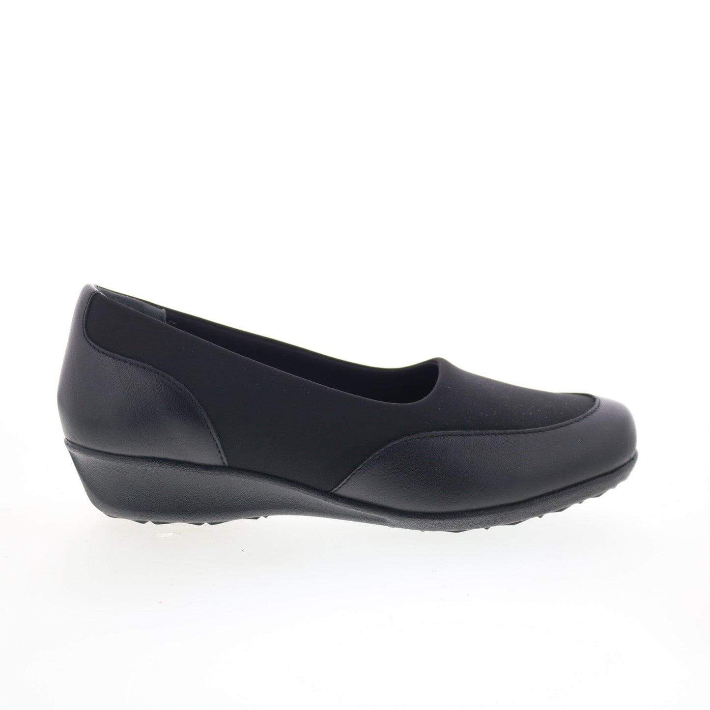 Drew London Ii 13252-99 Womens Black Leather Slip On Loafer Flats Shoes