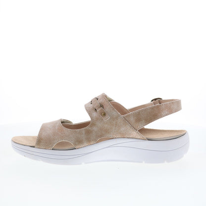 Drew Selina 17203-70 Womens Brown Extra Wide Slingback Sandals Shoes