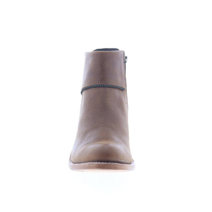 Jama Old West Leather Upper 18160 Womens Brown Cowboy Western Boots