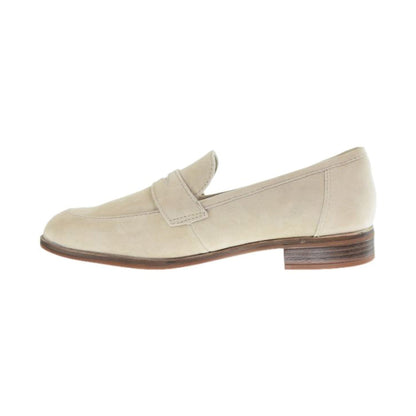 Clarks Trish Rose (Wide) Women's Shoes Light Taupe Suede