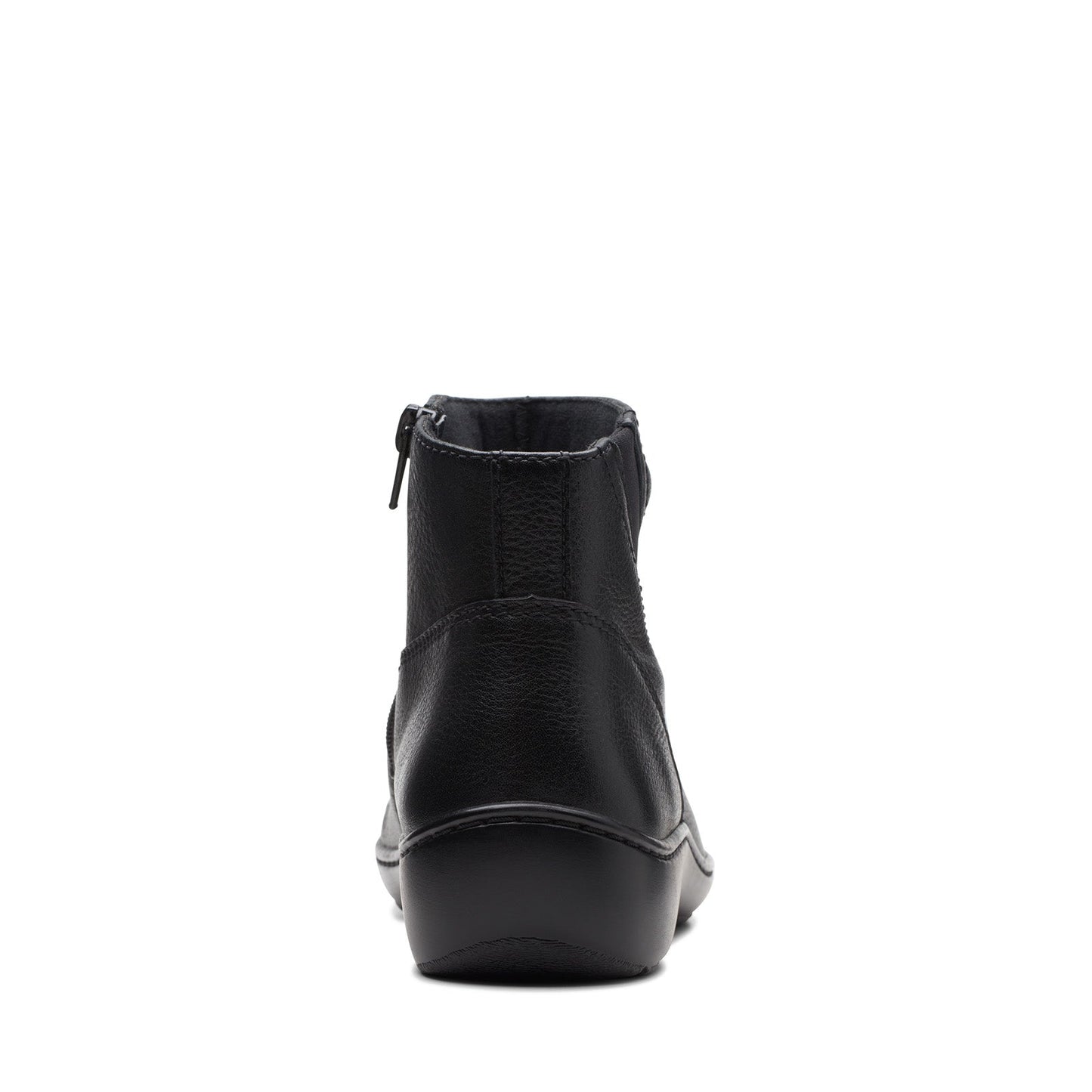 Clarks Cora Derby 26174189 Womens Black Wide Leather Ankle & Booties Boots