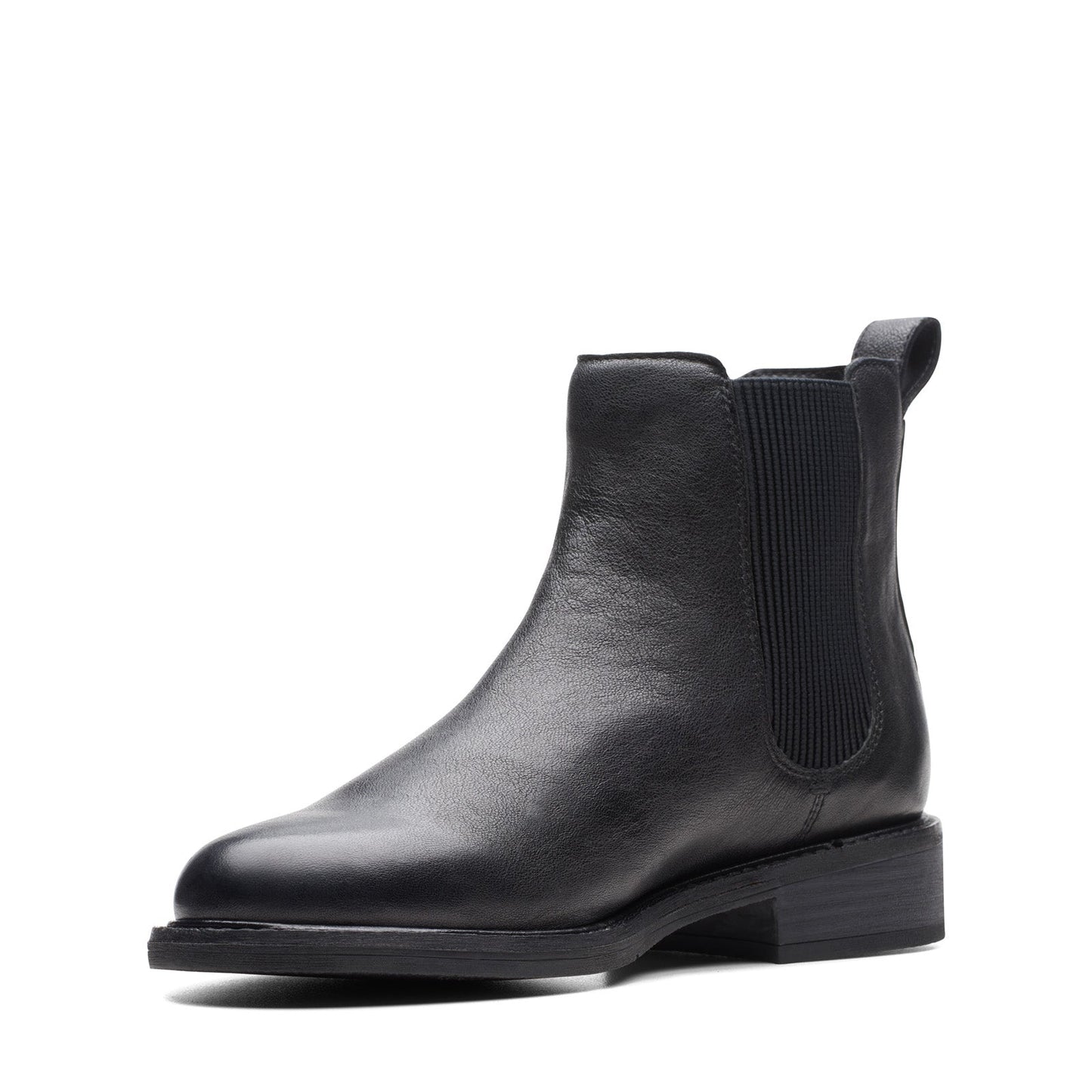 Clarks Cologne Arlo 2 26174767 Womens Black Wide Leather Chelsea Boots