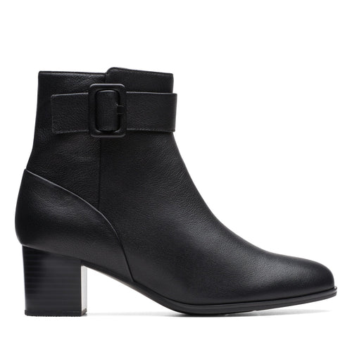 Clarks Loken Zip Waterproof 26174964 Womens Black Ankle & Booties Boots