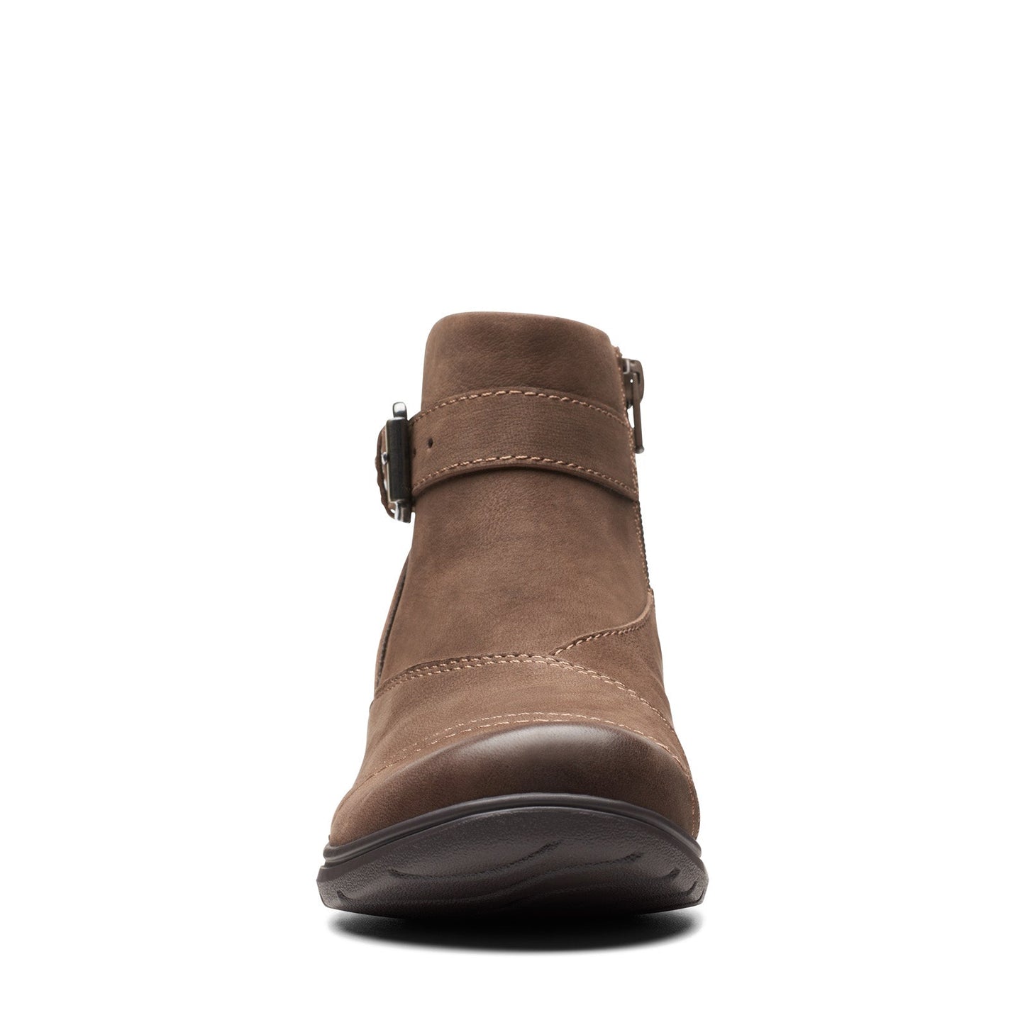 Clarks Carleigh Dalia 26175041 Womens Brown Nubuck Ankle & Booties Boots