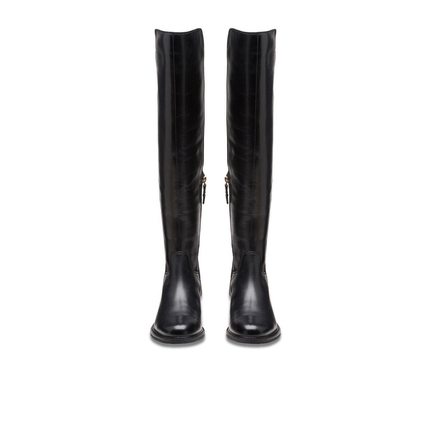 Clarks Renewal Up 26178757 Womens Black Leather Zipper Over The Knee Boots