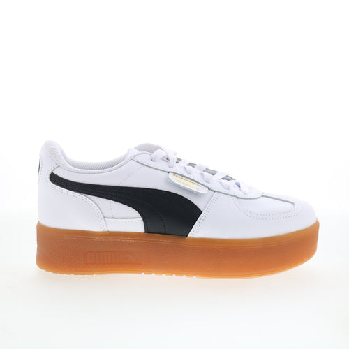 Puma Palermo Elevata Leather 40046102 Womens White Lifestyle Sneakers Shoes
