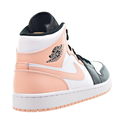 Air Jordan 1 Mid "Crimson Tint" Men's Shoes White-Arctic Orange-Black