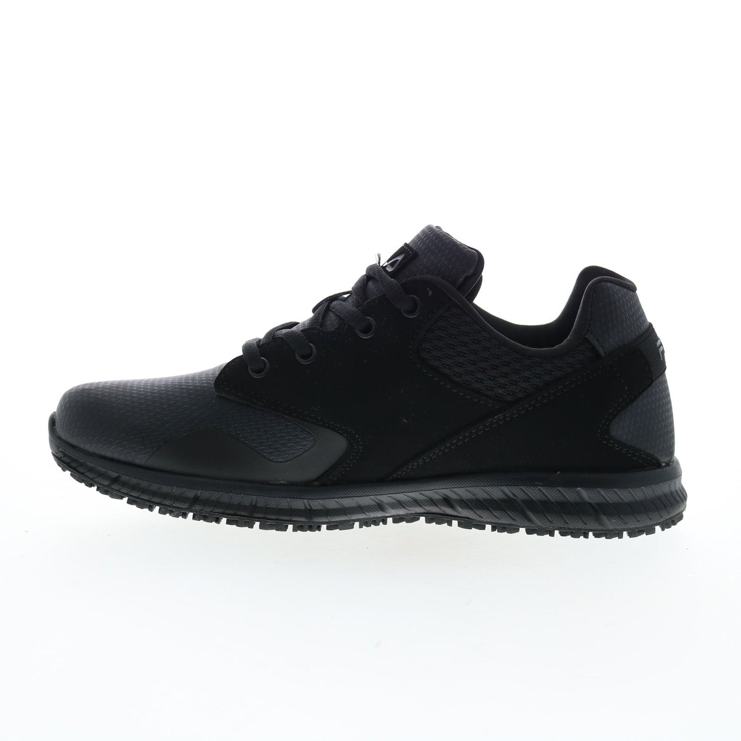 Fila Memory Layers Slip Resistant Womens Black Athletic Work & Safety Shoes