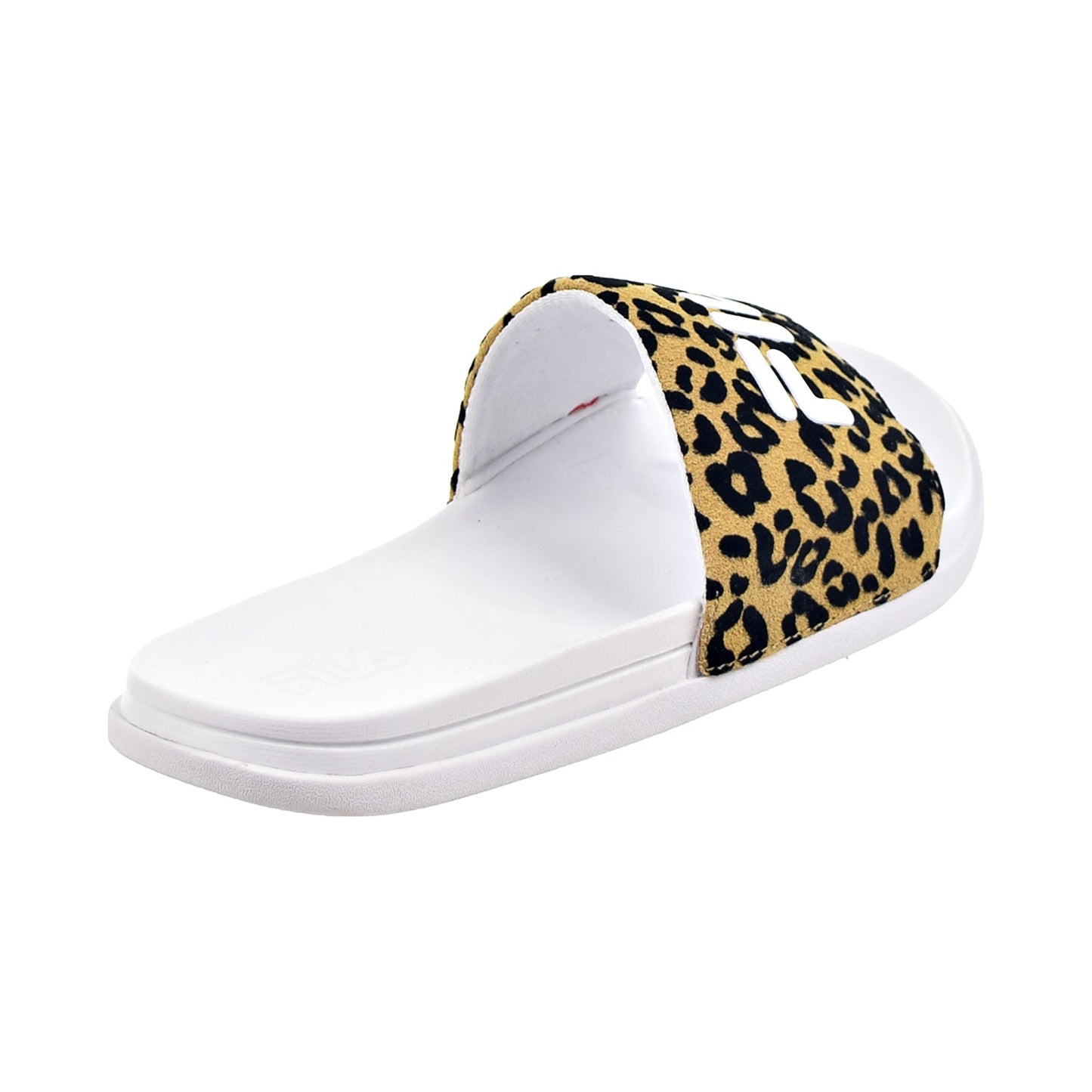 Fila Drifter Lux Wild Women's Slide Sandals White-Leopard