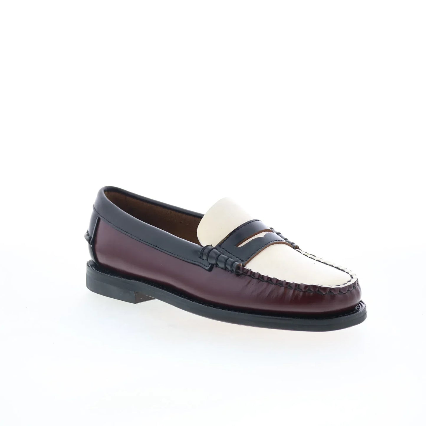 Sebago Classic Dan 7001530-A8L Womens Brown Loafers & Slip Ons Penny Shoes
