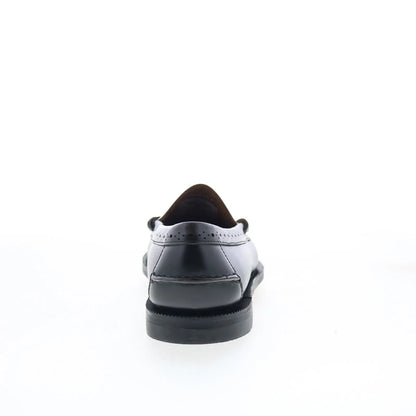 Sebago Dan Perf 73116CW-987 Womens Black Loafers & Slip Ons Penny Shoes