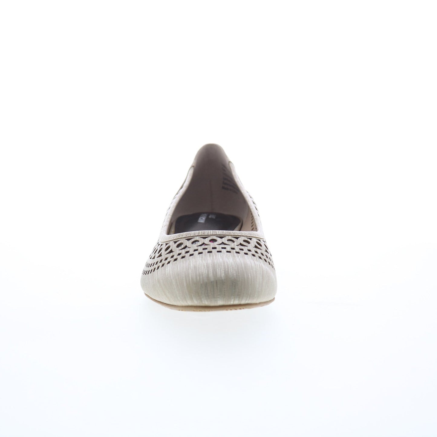 Ros Hommerson Tina 74029-73 Womens Beige Extra Wide Heels Pumps Shoes