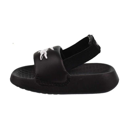 Lacoste Serve 1.0 Toddlers' Sandals Black/White 747cui0002-312