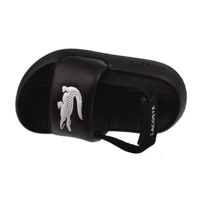 Lacoste Serve 1.0 Toddlers' Sandals Black/White 747cui0002-312