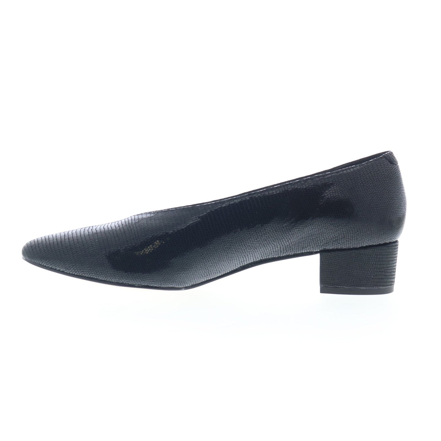 Ros Hommerson Haviland 75079-P1 Womens Black Leather Pumps Heels Shoes