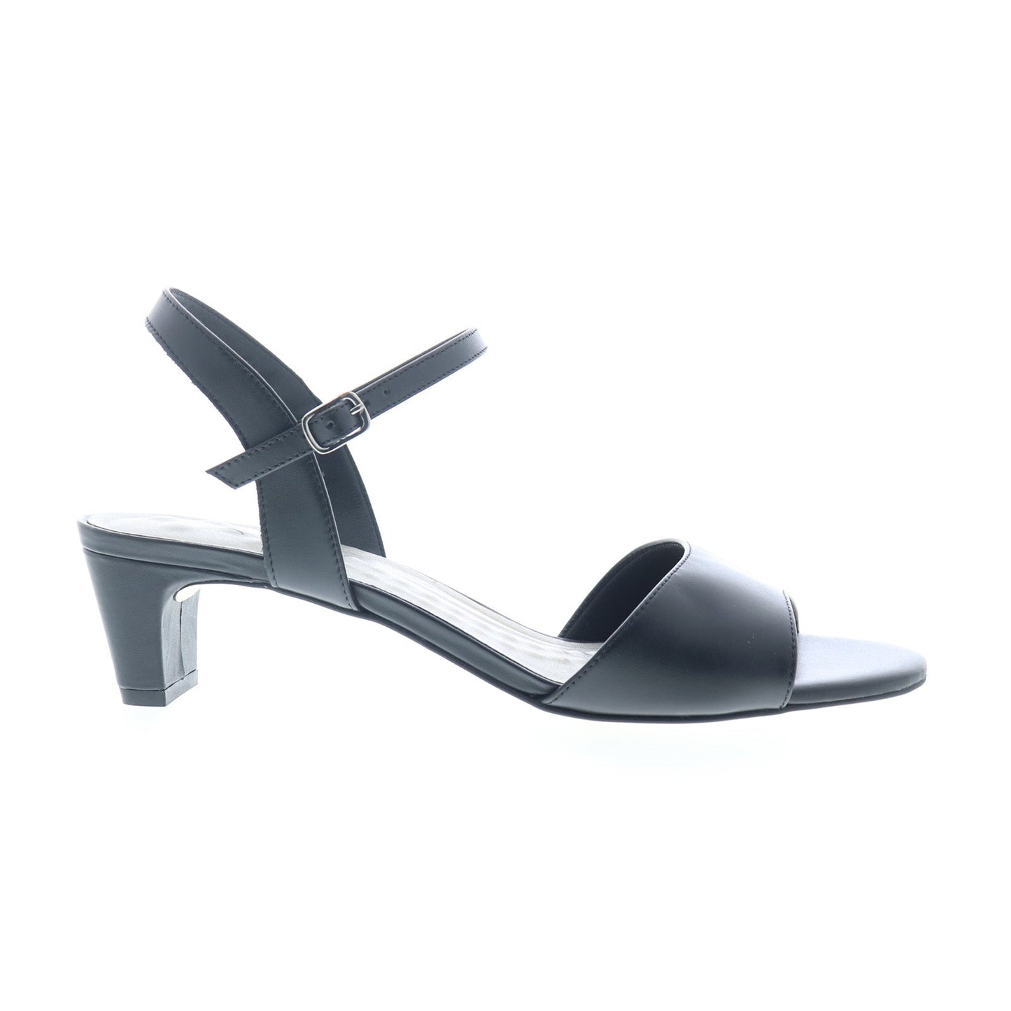 Ros Hommerson Lydia 75086-10 Womens Black Wide Strap Heels Shoes