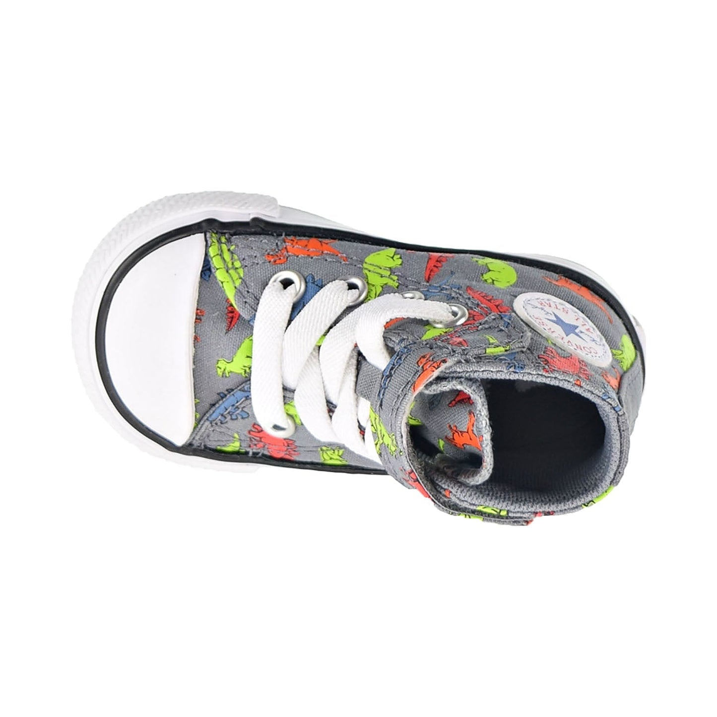 Converse Chuck Taylor AS Dinoverse Hook And Loop Toddler Shoes Cool Grey-Black