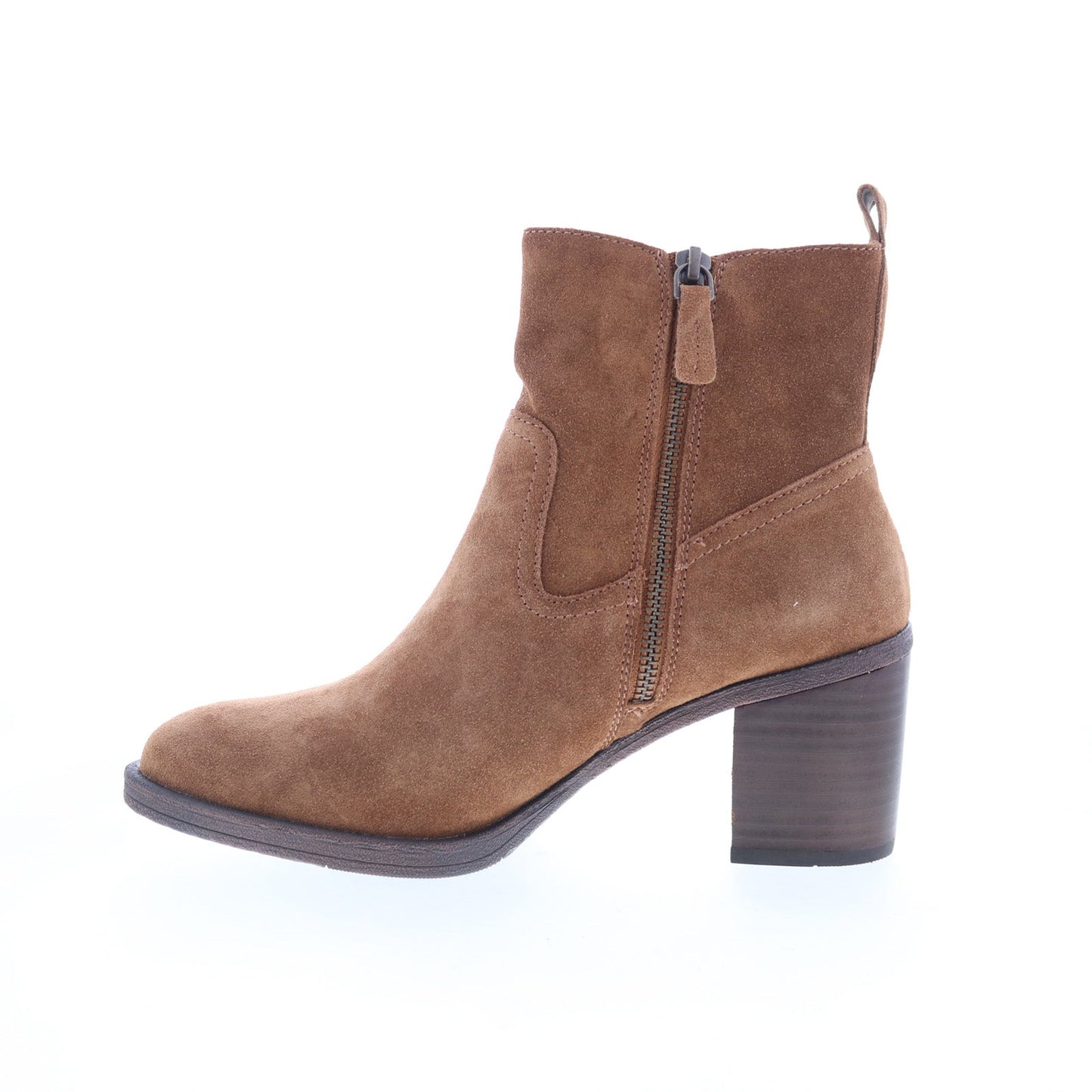 Johnston & Murphy Braelyn 78-51910 Womens Brown Suede Ankle & Booties Boots