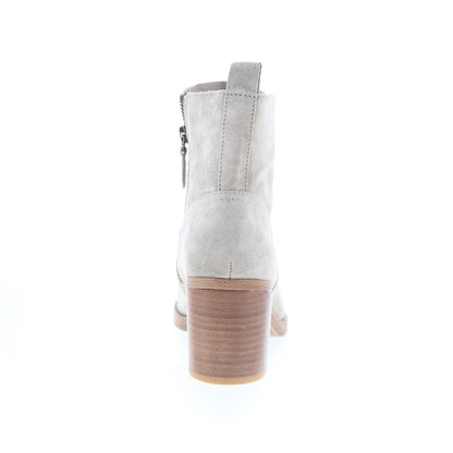 Johnston & Murphy Braelyn 78-51913 Womens Gray Suede Ankle & Booties Boots