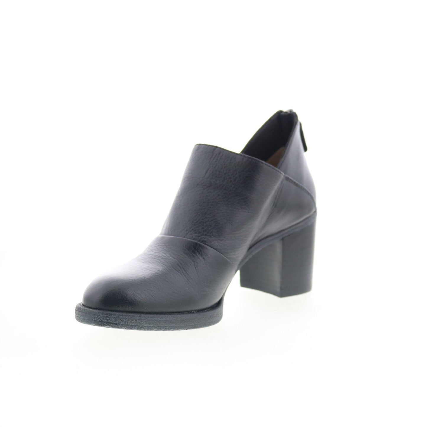 Johnston & Murphy 78-51915 Womens Black Leather Zipper Ankle & Booties Boots