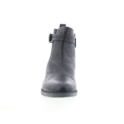 Johnston & Murphy Jeanette 78-51925 Womens Black Leather Casual Dress Boots