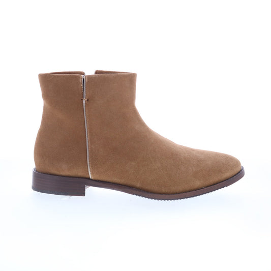 Johnston & Murphy Liliana 78-51963 Womens Brown Suede Casual Dress Boots
