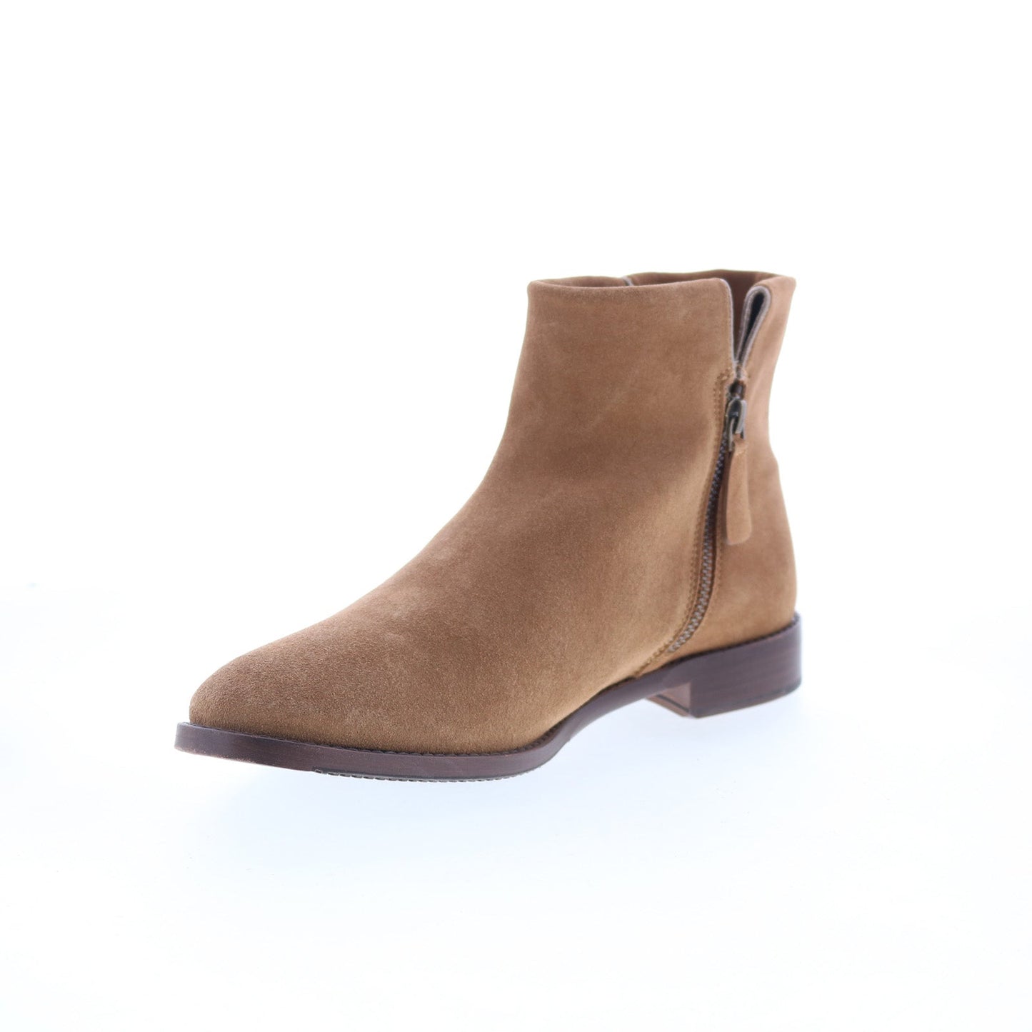 Johnston & Murphy Liliana 78-51963 Womens Brown Suede Casual Dress Boots