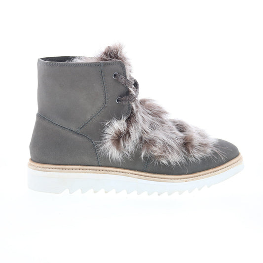 Johnston & Murphy Dayln 78-51966 Womens Gray Suede Casual Dress Boots