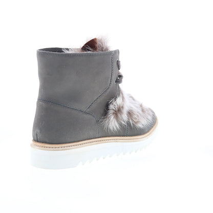Johnston & Murphy Dayln 78-51966 Womens Gray Suede Casual Dress Boots
