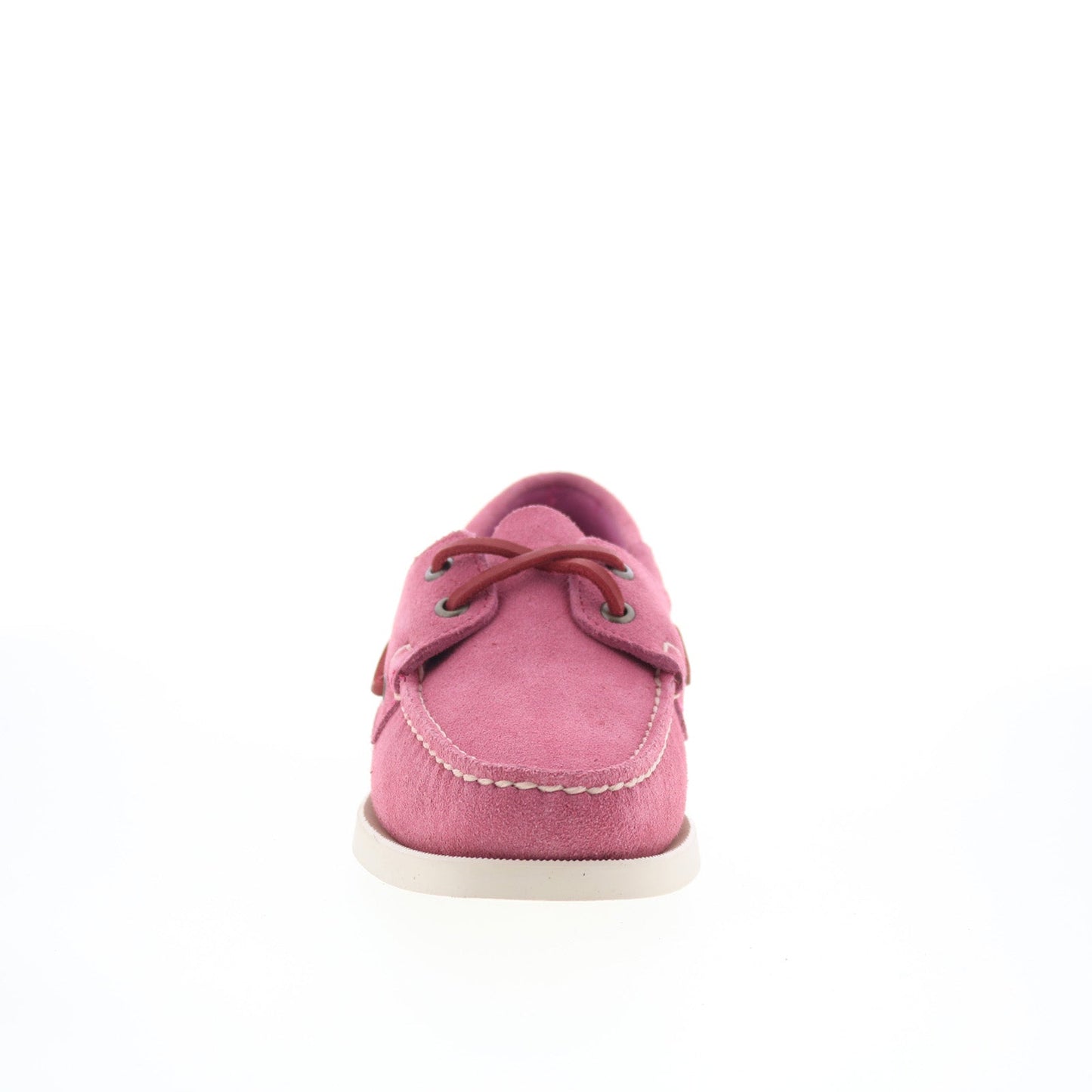 Sebago Portland Roughout Womens Pink Suede Loafers & Slip Ons Boat Shoes